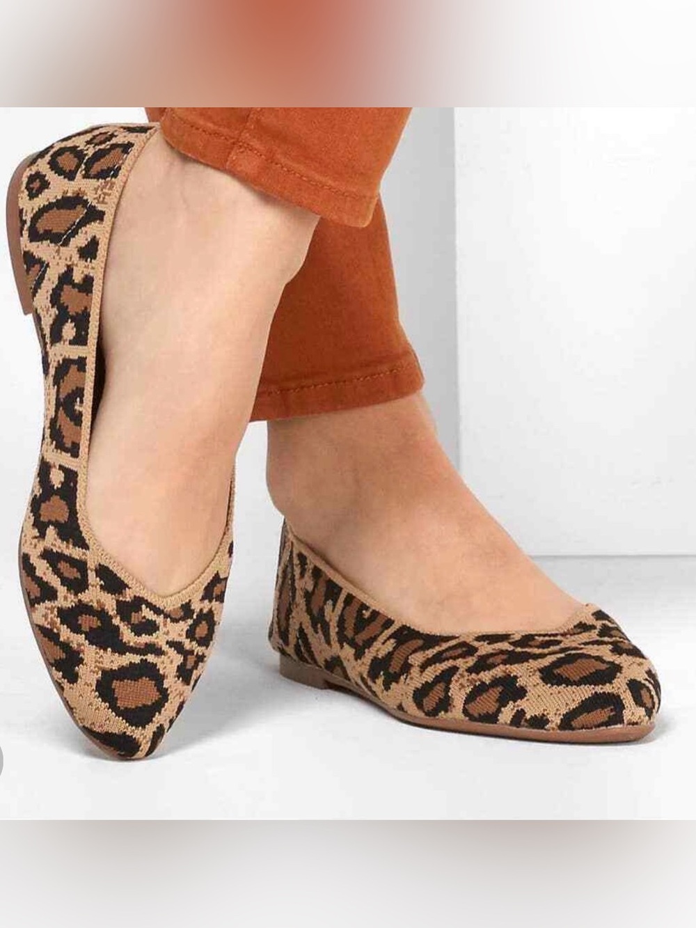NWOT Sketchers Cleo Claw Leopard Flats (with memory foam!)